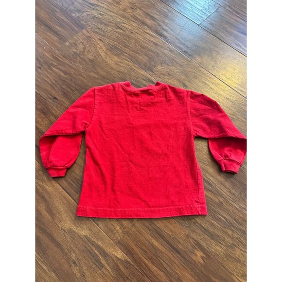 Baby BGosh Red Train Graphic LS Shirt 100% Cotton 18M USA Vintage Toddler Top - Picture 5 of 7